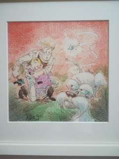 Godard, Christian - Originele tekening in kleur - Martin Milan - L’ ange et le surdoue (2002) | Catawiki