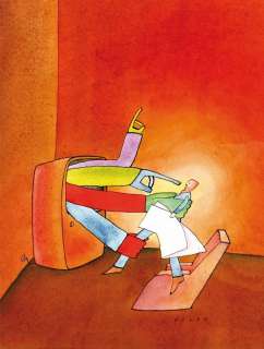 Jean-Michel Folon  La Télévision | Little Nemo