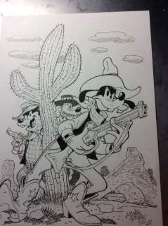 Mickey Magazine - â€œTerrible Sheriff Goofyâ€ - Loose page - Unpublished - (2012/2012) | Catawiki