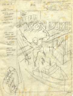 165: Wood Daredevil #9 prelims 1965 original comic art | Russ Cochran
