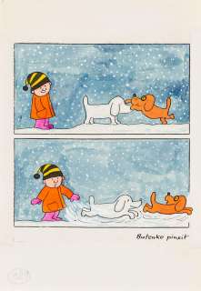 Bohdan Butenko (1931 - 2019) | Bohdan Butenko | Śnieżny pies | Desa Unicum