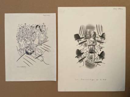 Dupuy-Berberian - 2x Dessin original | Catawiki