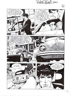 Roberto Rinaldi | Dylan Dog Gigante n.8 La Banda dello Zodiaco p.118 | Tavole Originali