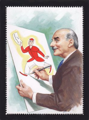 Severino Baraldi | 100 anni del Corriere dei Piccoli: Il Signor Bonaventura | Tavole Originali