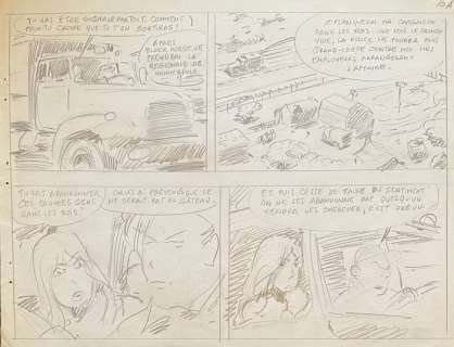 Tillieux, Maurice - Originele schets voor een pagina - Jess Long | Catawiki