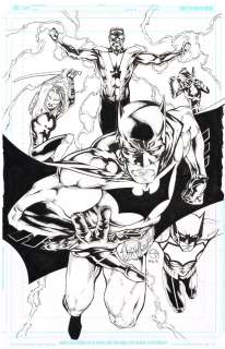 Shane Davis - Batman & the Outsiders Cover Issue 14 Page Cover