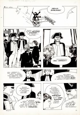 Attilio Micheluzzi | Gli ammutinati del Bounty p.31 | Tavole Originali