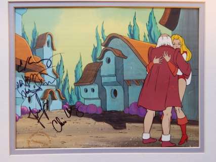 He-Man - Original production Cel + background - 4x signed - (80’s) | Catawiki