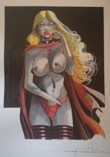 Zora la Vampira - G. Candita - original artwork - Loose page | Catawiki