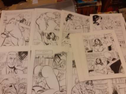 La professionista n. 48 - 104x tavole originali - storia completa - Loose page - (1980) | Catawiki