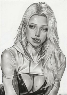 Alan Borges - Gwen Stacy Portrait Art