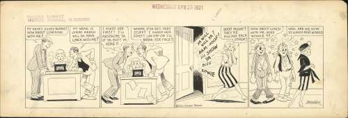 David Branner | Branner - Winnie Winkle, THE BREADWINNER, 4/20/1921 NO RESERVE! | Russ Cochran