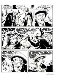 Raffaele Della Monica | Tex n. 351 - Della Monica -2x Tavola Originale "La setta dei tre K" - Page volante - (1993) | Catawiki