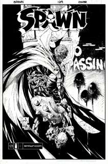 Danny Miki, Greg Capullo - spawn #129 cover (2003)
