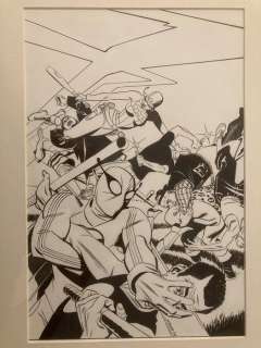 Steve Rude | The Moth 2 - Steve Rude - Original Cover Art - Page volante - EO | Catawiki