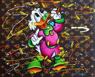 Brisan Gabriel(1967) | Brisan Gabriel - Conceptual Tribute Art - Happy Duck | Catawiki