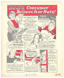 Mad’s Consumer Believe It Or Nuts! | MAD’S Consumer Believe It or Nuts! | Russ Cochran