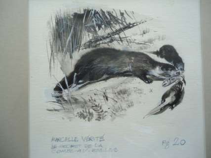 Follet, René | Follet, René - Dessin original - Le Secret de la combe aux belles - (1966) | Catawiki