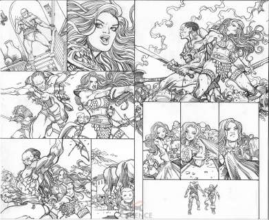 Moritat - The Invincible Red Sonja (Dynamite Entertainment) issue #03 (12 + 13)