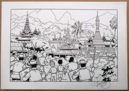 Paul Geerts / Eric de Rop | Suske en Wiske - Originele pagina (p.20) - De preutse prinses - (2020) | Catawiki