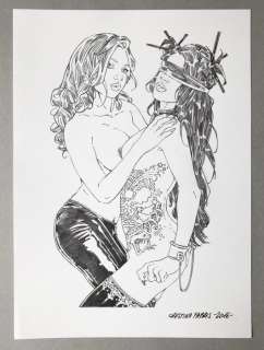 Cristina Fabris | Cristina Fabris - illustrazione originale â€œAnna Lynchâ€ - firmata - Page volante (2016) | Catawiki