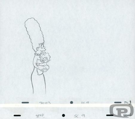 Collective | The Simpsons, Animation Sketches - Marge and Maggie #4 | Pulp’s Art