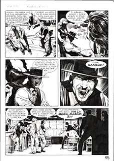 Stefano Andreucci - Dampyr n. 56 - 6x S.Andreucci - Tavola Originale "i Vampiri della Citta‘ Fantasma" - Page volante - EO - (2004)