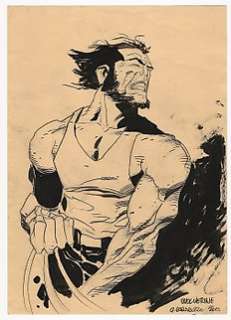 Giancarlo Caracuzzo | Wolverine - Giancarlo Caracuzzo - illustrazione originale "La Rabbia di Logan" - Exemplaire unique - (2012) | Catawiki