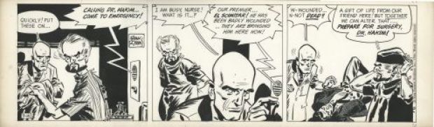 Frank Robbins | Johnny Hazard, Strip du 14.09.1966 | Galerie 9ème Art