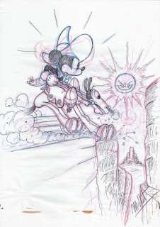 Millet | Mickey Mouse - Millet - DIN A3 - Original Sketch Drawing | Catawiki