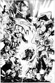 Valerio Schiti - Captain America / Iron Man (Marvel Comics) issue #05 (Variant Cover)