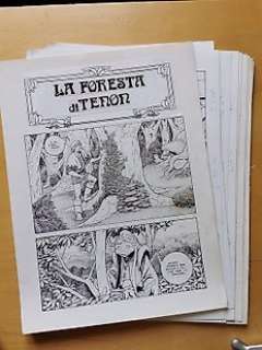 Germano Bonazzi - LancioStory - Storia Completa La foresta di Tenon di Ugolino Cossu e Ferrandino - Page volante - Exemplaire unique