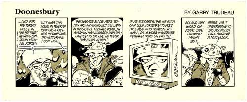 Gary Trudeau | Trudeau - DOONESBURY, "Islamic Extremist" Daily Strip (3/8/1988) | Russ Cochran