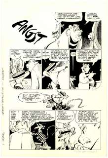William Van Horn | Van Horn - ANGST, "Lovie Finds Himself", 7 Page Story NO RESERVE! | Russ Cochran
