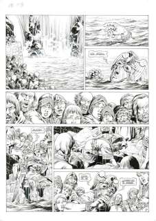 Mitton, Jean-Yves | Mitton, Jean-Yves - Originele pagina - Kroniek der Barbaren 3 - Viking Odyssee - (1995) | Catawiki