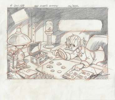 Esteban | Esteban - Original Coversketch - Scrooge McDuck | Catawiki
