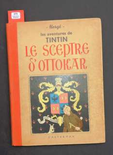 Â«Le Sceptre d’OttokarÂ». Casterman 1939. Album en noir et blanc. 4e plat | Tessier Sarrou