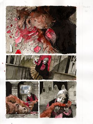 “Hellboy – the Monster of Nivola” – tav.10 | Cart Gallery
