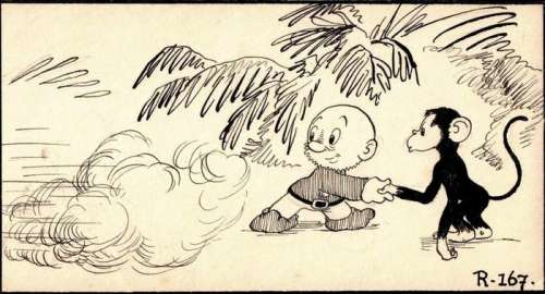 Dulieu, Jean | Dulieu, Jean - 2 Originele stroken (1104 en 1105) - Paulus de Boskabouter - (1949/1950) | Catawiki