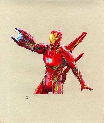 Coco, Francesco | “Iron Man” – illustrazione | Cart Gallery