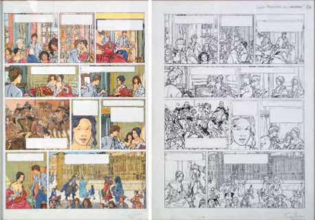 Pques, Olivier | Loïs Planche originale n° 11 à l’encre de Chine, accompagnée | Cornette de St Cyr