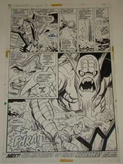 2361: CREATURES ON LOOSE COMIC ART PAGE | Weiss Auctions