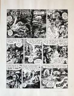 Dumontheuil, Nicolas | Dumontheuil, Nicolas - Planche original - Big Foot T2 - Vaudou - (2007) | Catawiki