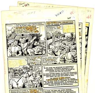 Simon | Simon - CHRISTOPHER COLUMBUS, Pages 9, 10 &11 (1945)  NO RESERVE! | Russ Cochran