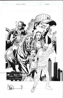 Charlie Adlard - walking dead deluxe cover issue 02 page variant cover