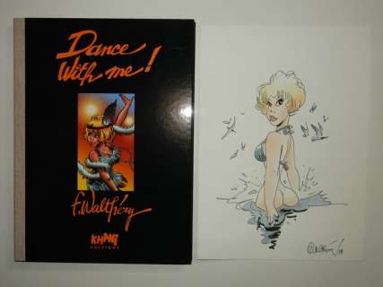 Walthéry, François | Walthéry - Natasja - Portfolio Khani - Dance with me ! - Met originele kleurentekening - Cartonné - EO - (2007) | Catawiki