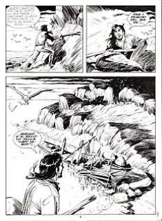Stefano Andreucci | Zagor n. 420 - 4x S.Andreucci - Tavola Originale "il ritorno di Cain" - Page volante - Exemplaire unique - (2000) | Catawiki