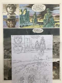 Hermann | Hermann - Planche originale crayonnée - Duke T5 - Un Pistolero tu seras - (2020) | Catawiki