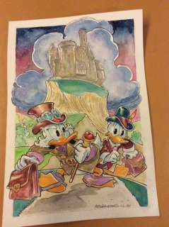 Alessandro Gottardo Fascino E Antichi Caste | Donald Duck - â€œQuel che resta del giornoâ€ - Page volante - Exemplaire unique - (2020/2020) | Catawiki