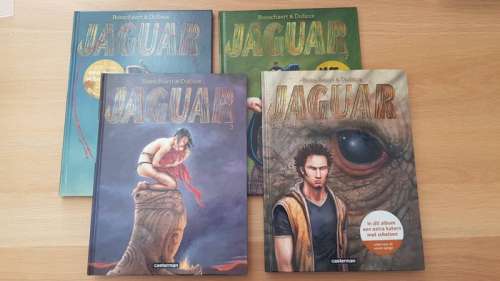 Bosschaert | Jaguar 1 t/m 4 - Volledige reeks - Met opdrachttekening - Cartonné - EO - (2001/2005) | Catawiki